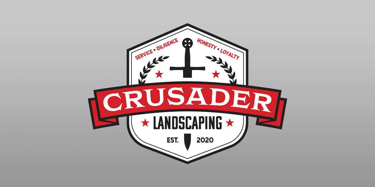 Crusader Landscaping Logo